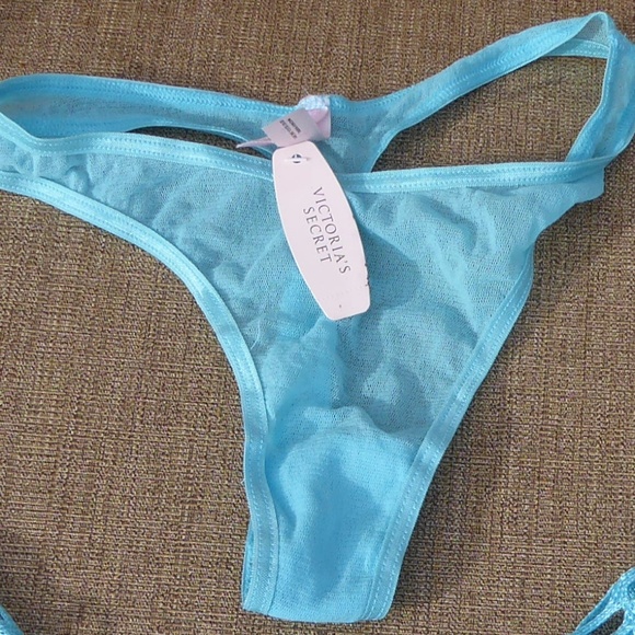 Victorias Secret teal thong sz small and teal wrap - Picture 6 of 8